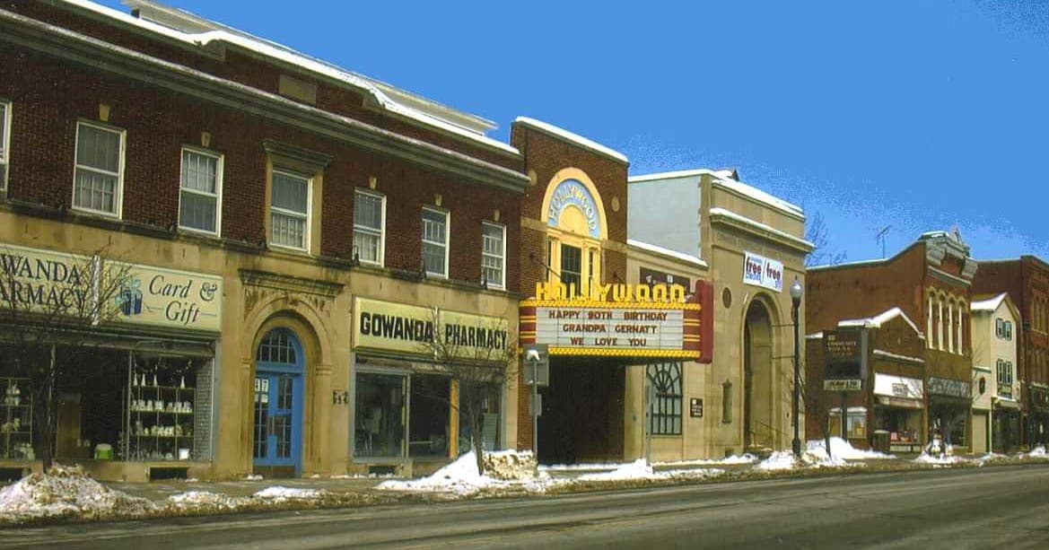View of West Main Street in downtown Gowanda, New York